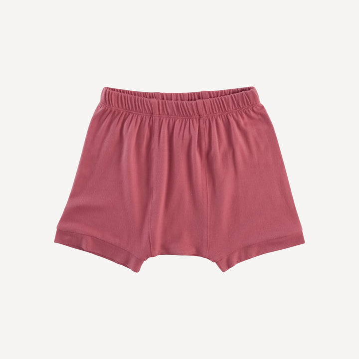 panda short | nautical red | bamboo