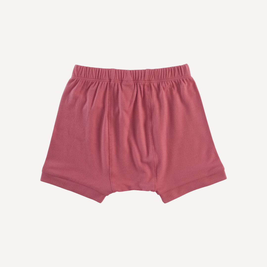 panda short | nautical red | bamboo