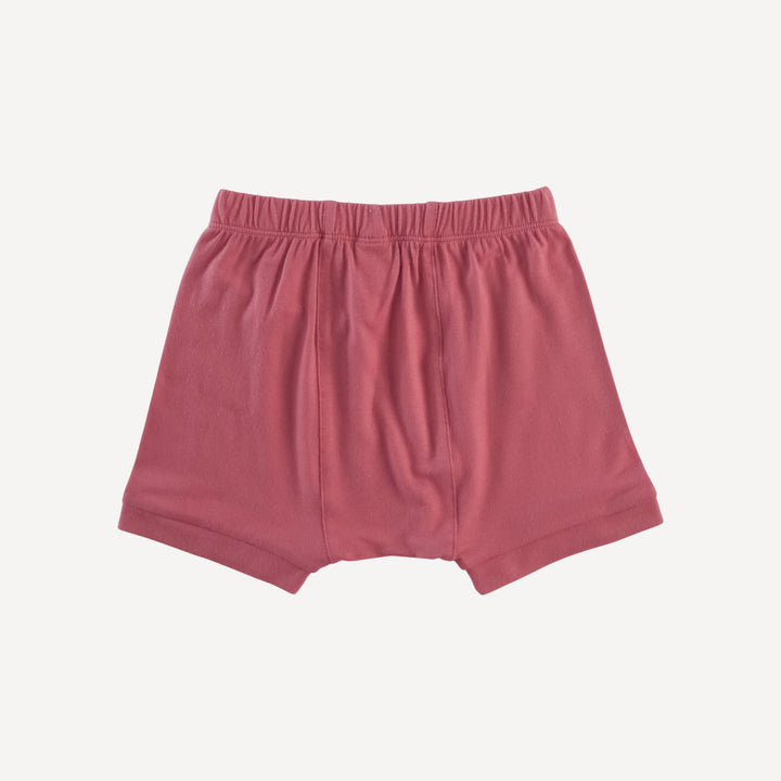 panda short | nautical red | bamboo