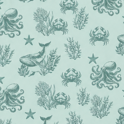 PREORDER double layer blanket | nautical toile | modal