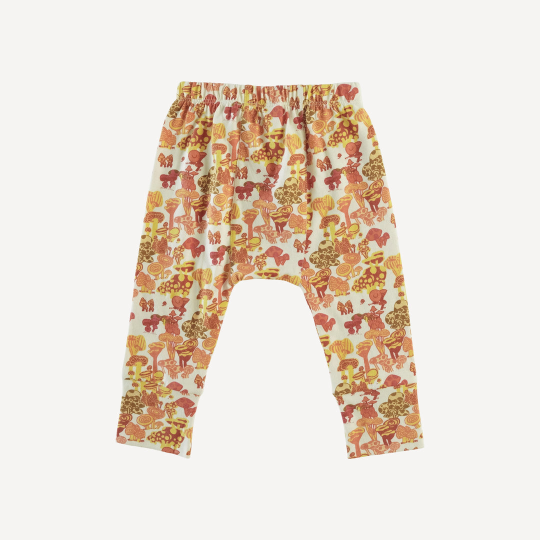 classic panda pant | neutral multi mushroom | organic cotton jersey