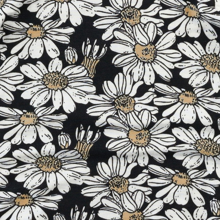 short sleeve ringer tee | northwest daisy | bamboo