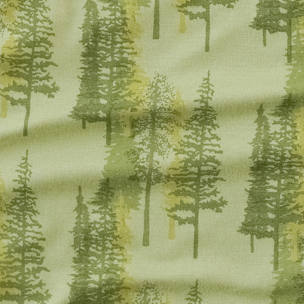 short sleeve ringer tee | northwest forest | bamboo