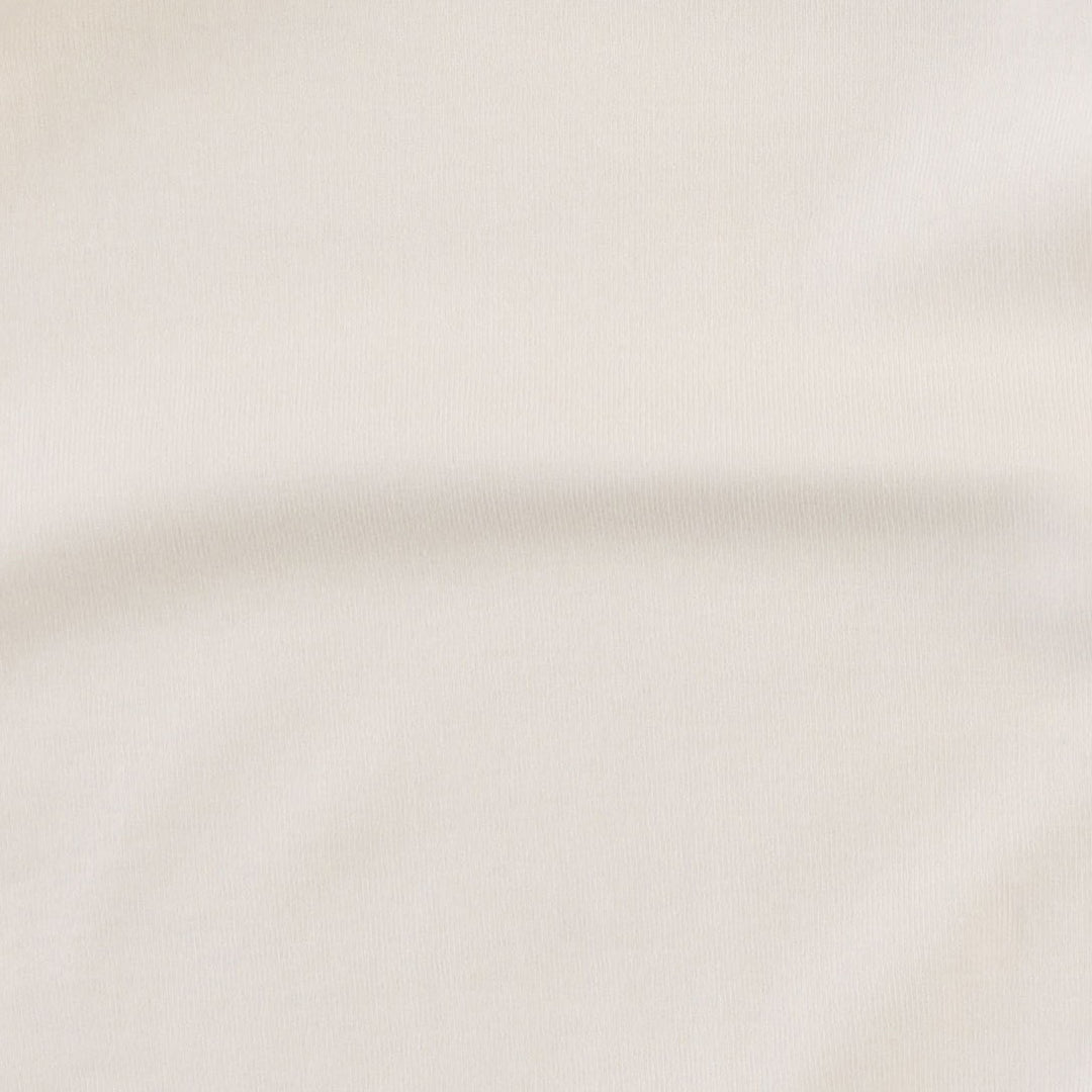 long sleeve lap neck bodysuit | coconut | organic cotton flat rib