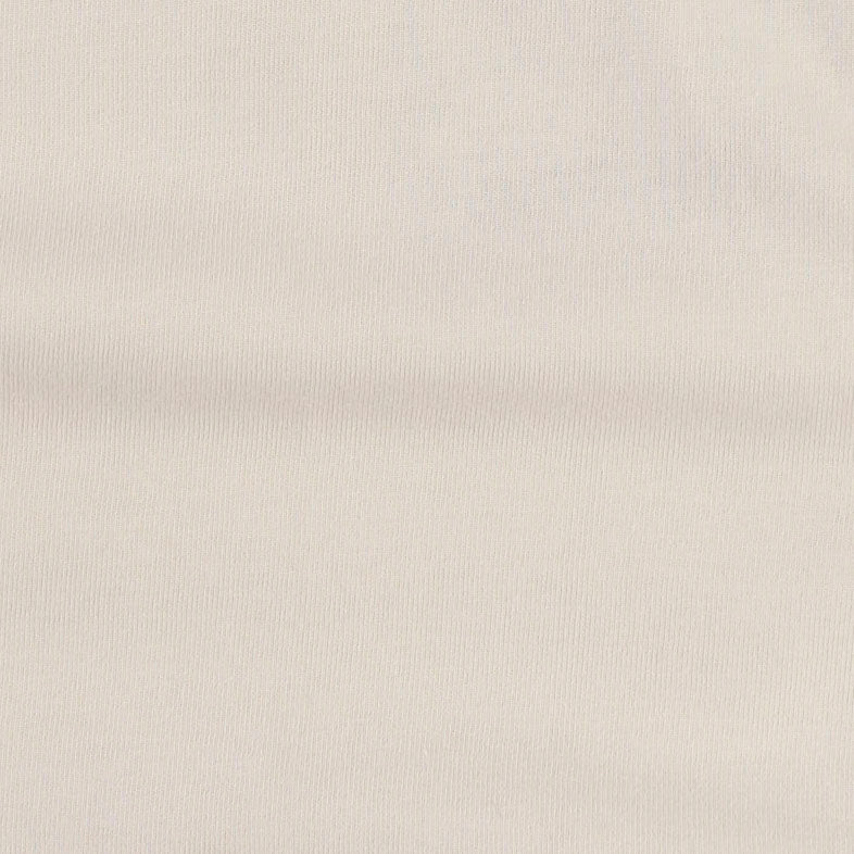 short sleeve peter pan top | oatmeal | organic cotton jersey