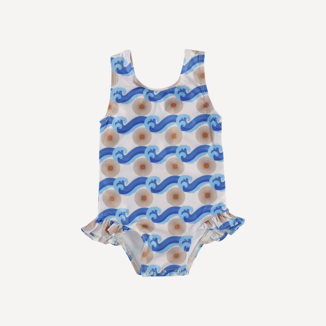 ruffle leg tank swimsuit | ocean sun | swim