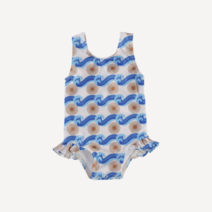 ruffle leg tank swimsuit | ocean sun | swim