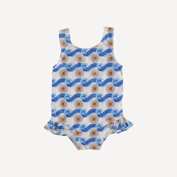 ruffle leg tank swimsuit | ocean sun | swim