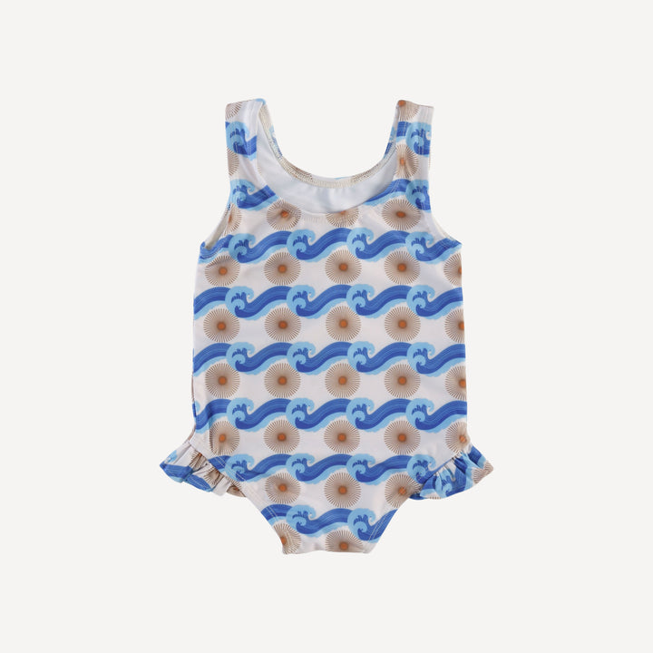 ruffle leg tank swimsuit | ocean sun | swim