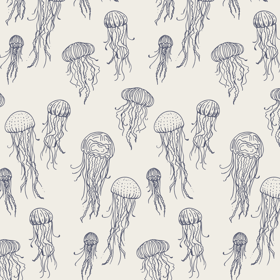 PREORDER jamie set | opal jellyfish | organic cotton interlock