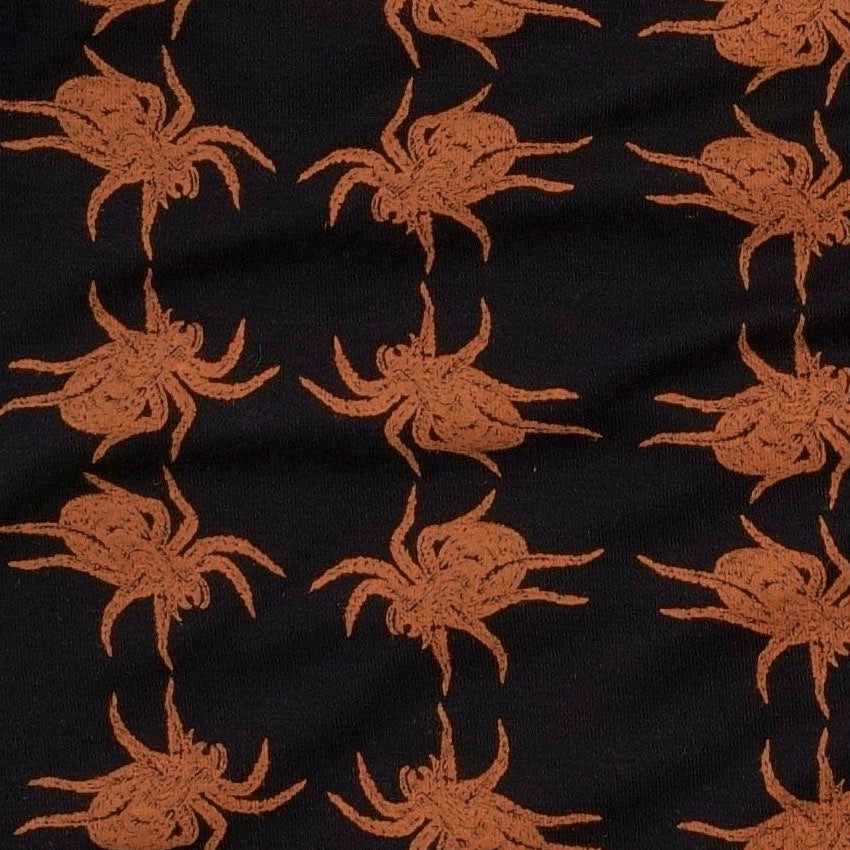 button pocket overall | orange spider | bamboo