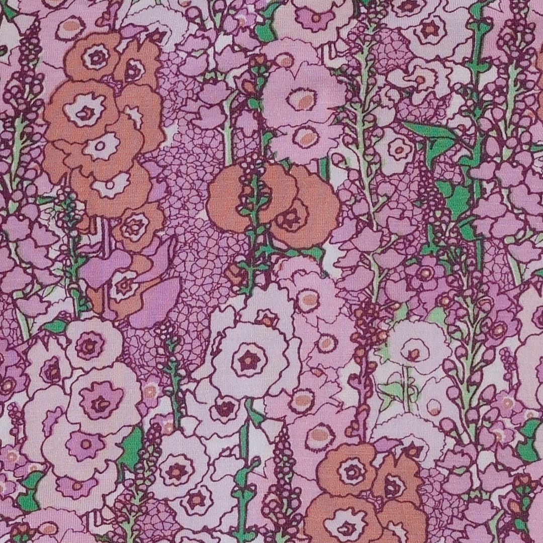 embroidered gaucho jumpsuit | orchid hollyhock | bamboo