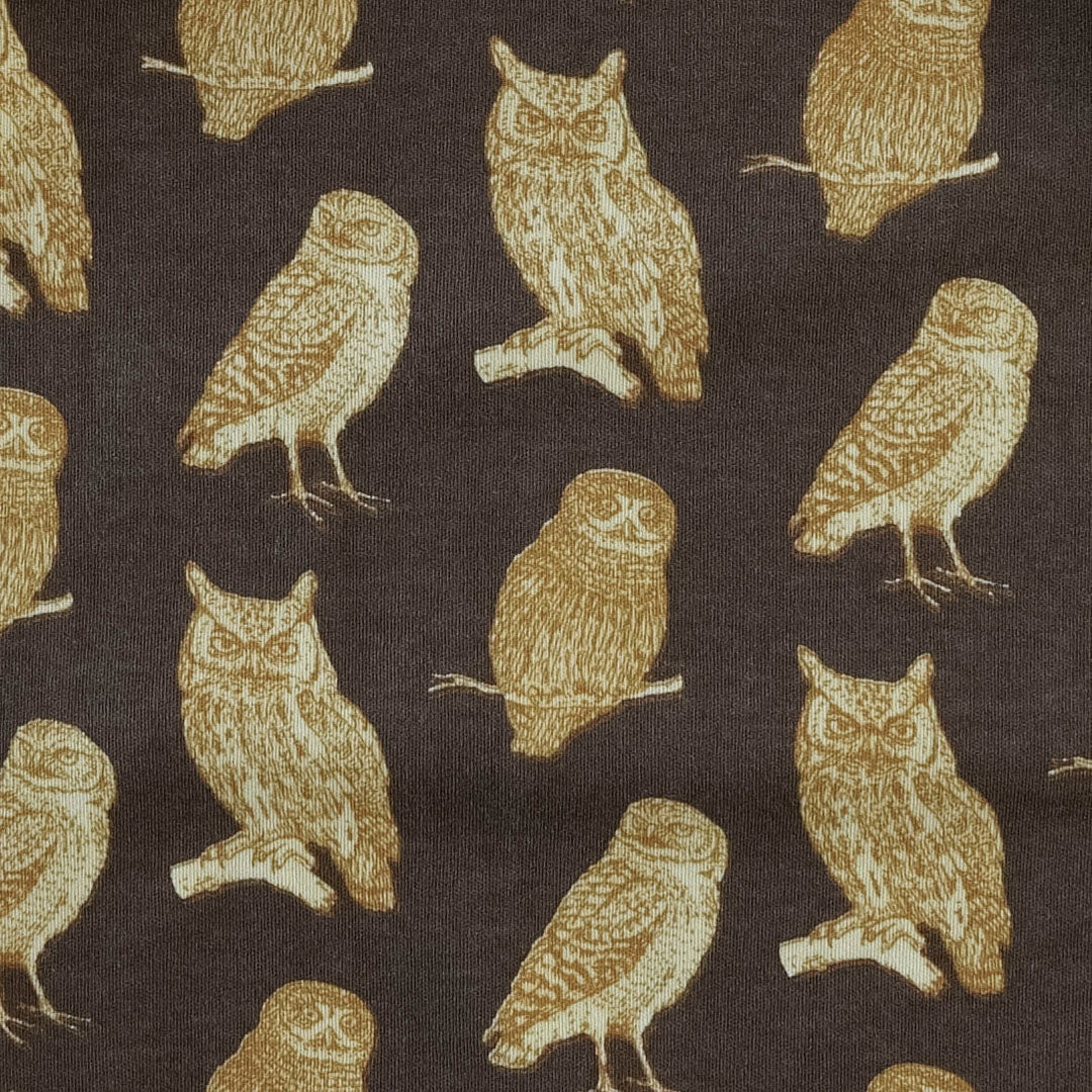 ketti cardigan | owl friends | organic cotton interlock