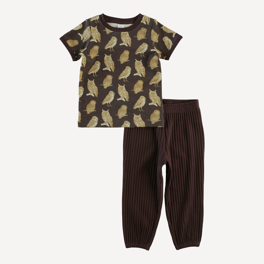 ringer play set | owl friends | organic cotton