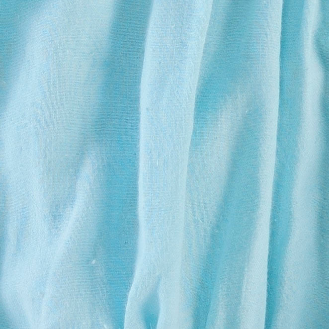 long sleeve smocked dress | pale blue | organic cotton gauze