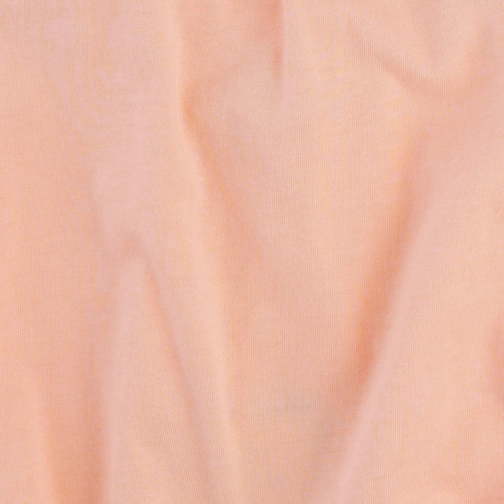 halter bow bubble | pale peach | organic cotton jersey