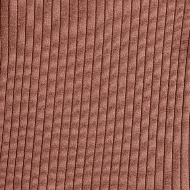 PREORDER ruffle track short | patina | organic cotton wide rib
