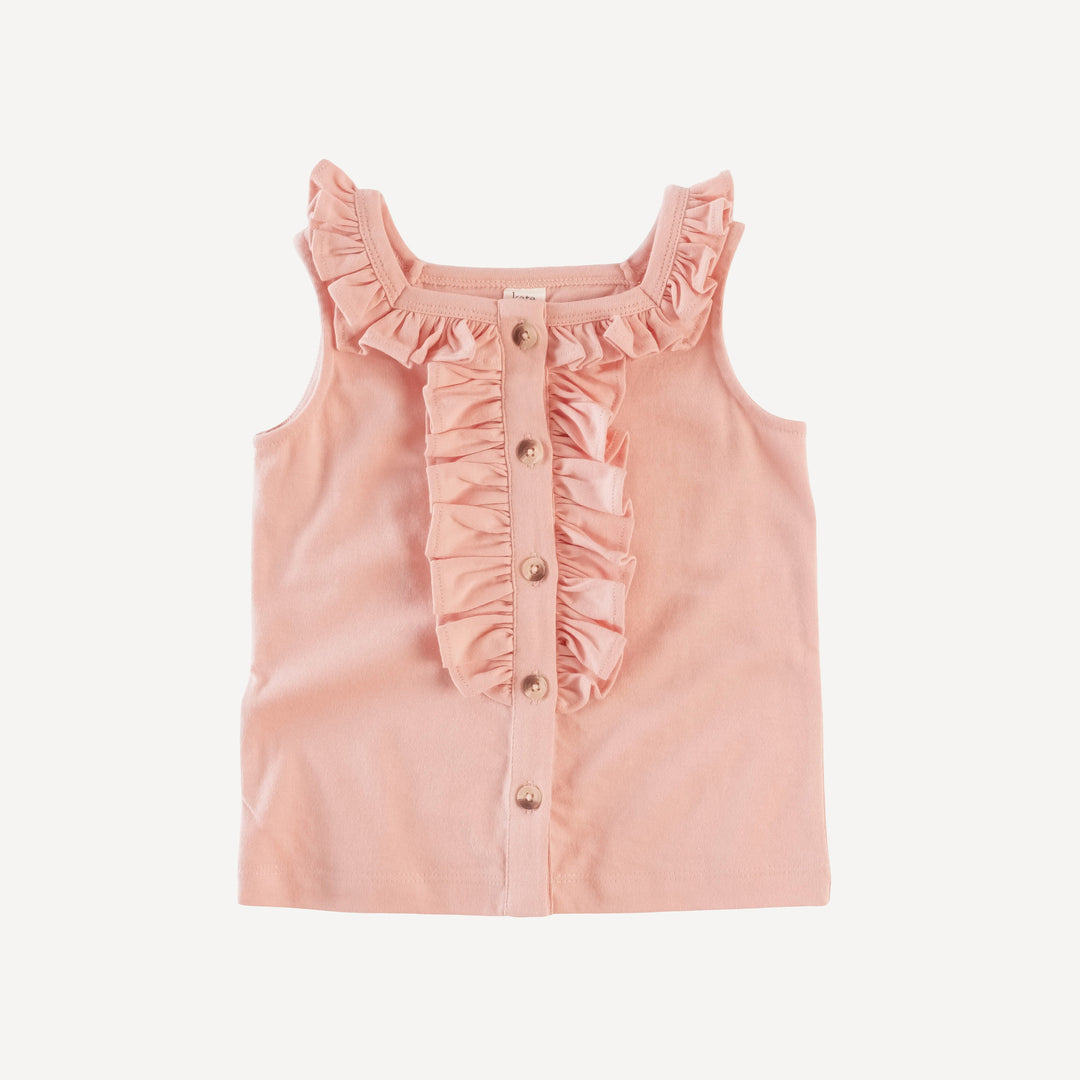 alice tank | peach blossom | organic cotton jersey