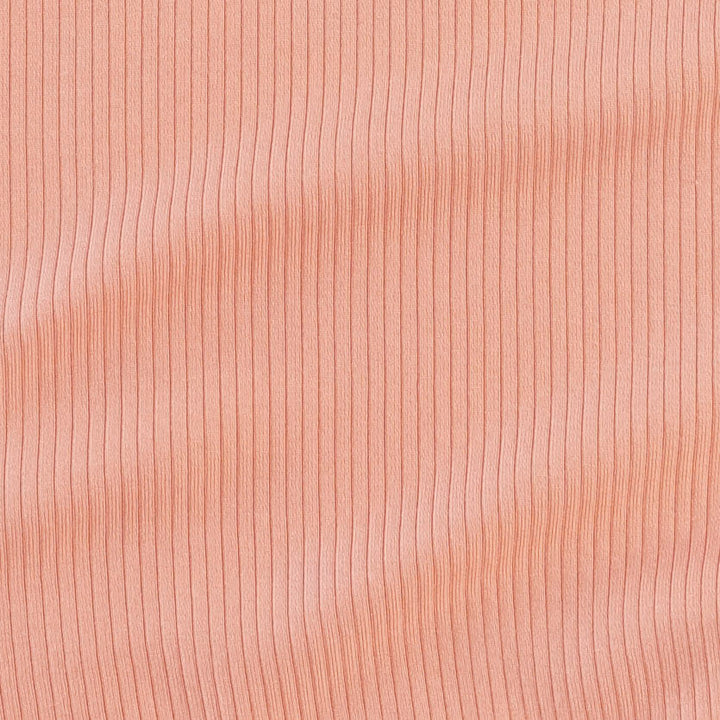 long sleeve sport union suit | peach quartz | modal skinny rib