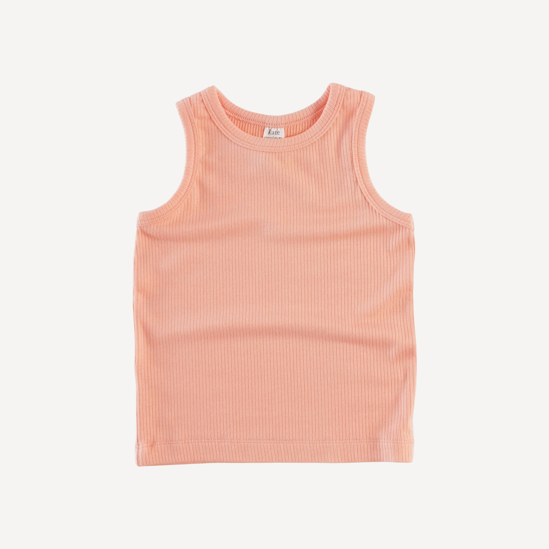 skinny tank | peach quartz | modal skinny rib