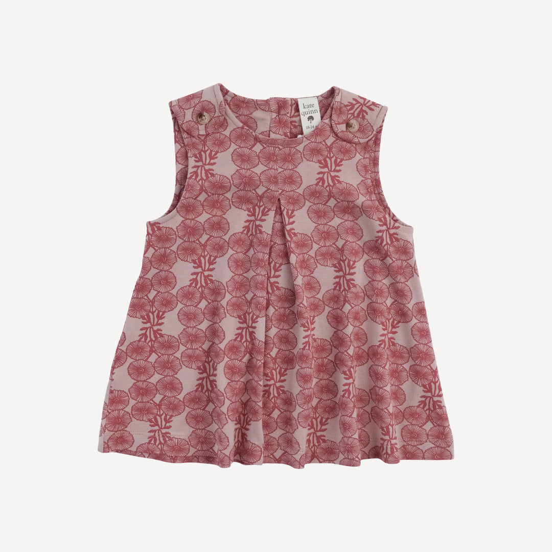 sleeveless button tab top | petunia | bamboo
