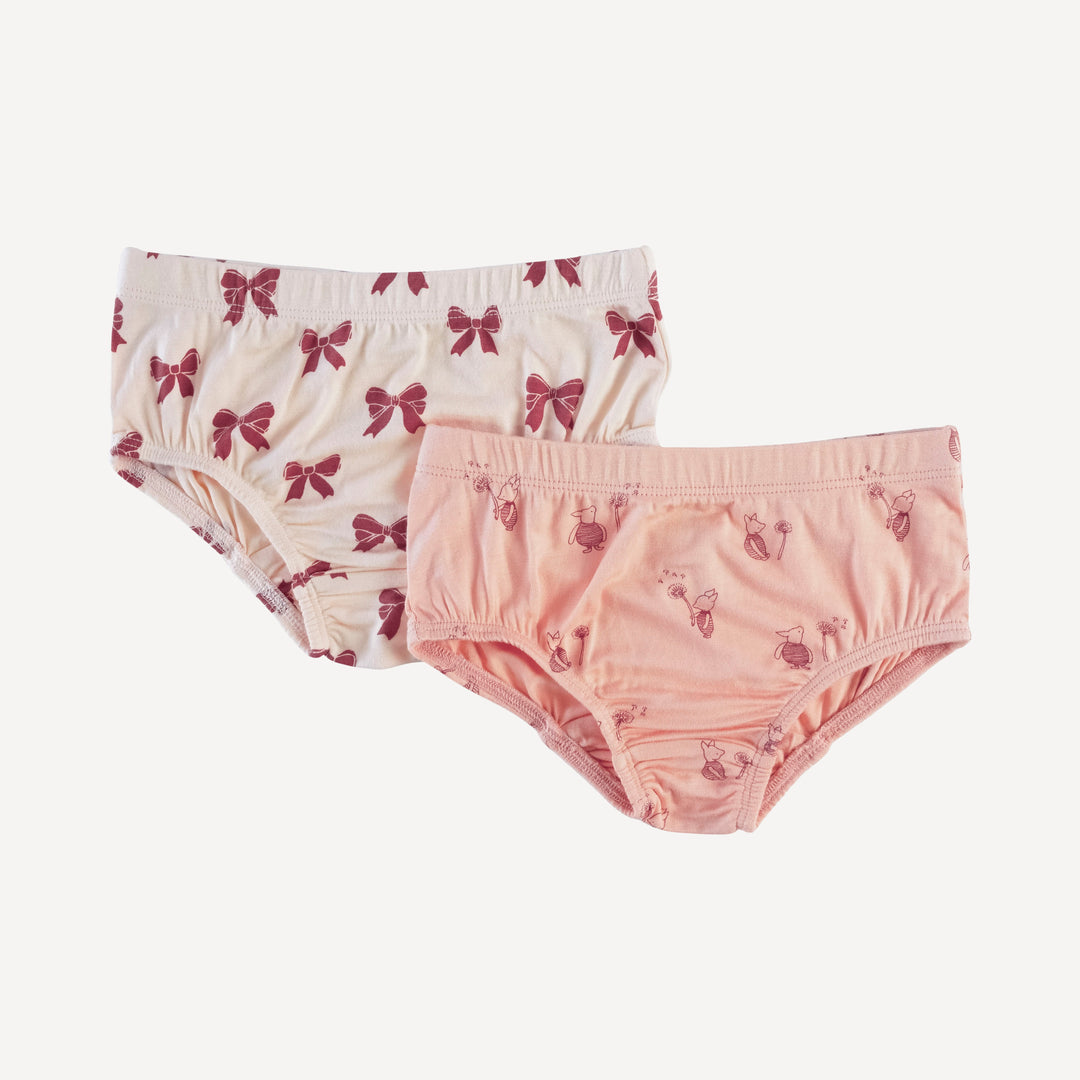 underwear set of two | piglet | bamboo