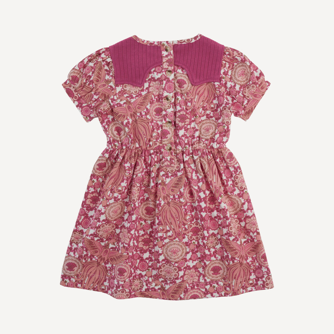 cloud dress | pink firebird | organic cotton jersey