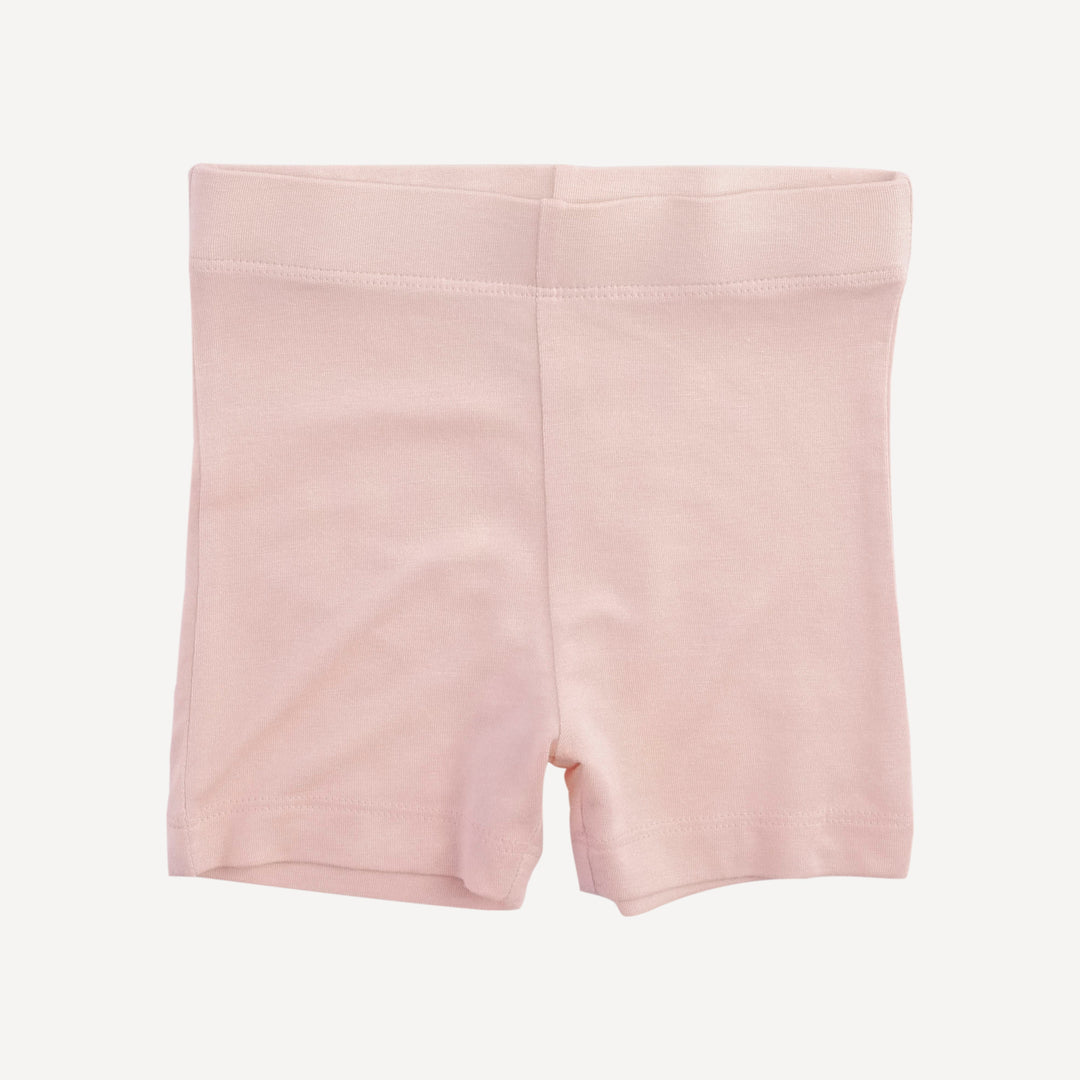 sleeveless peter pan button ruffle top + bike short set | pink nautical toile | bamboo