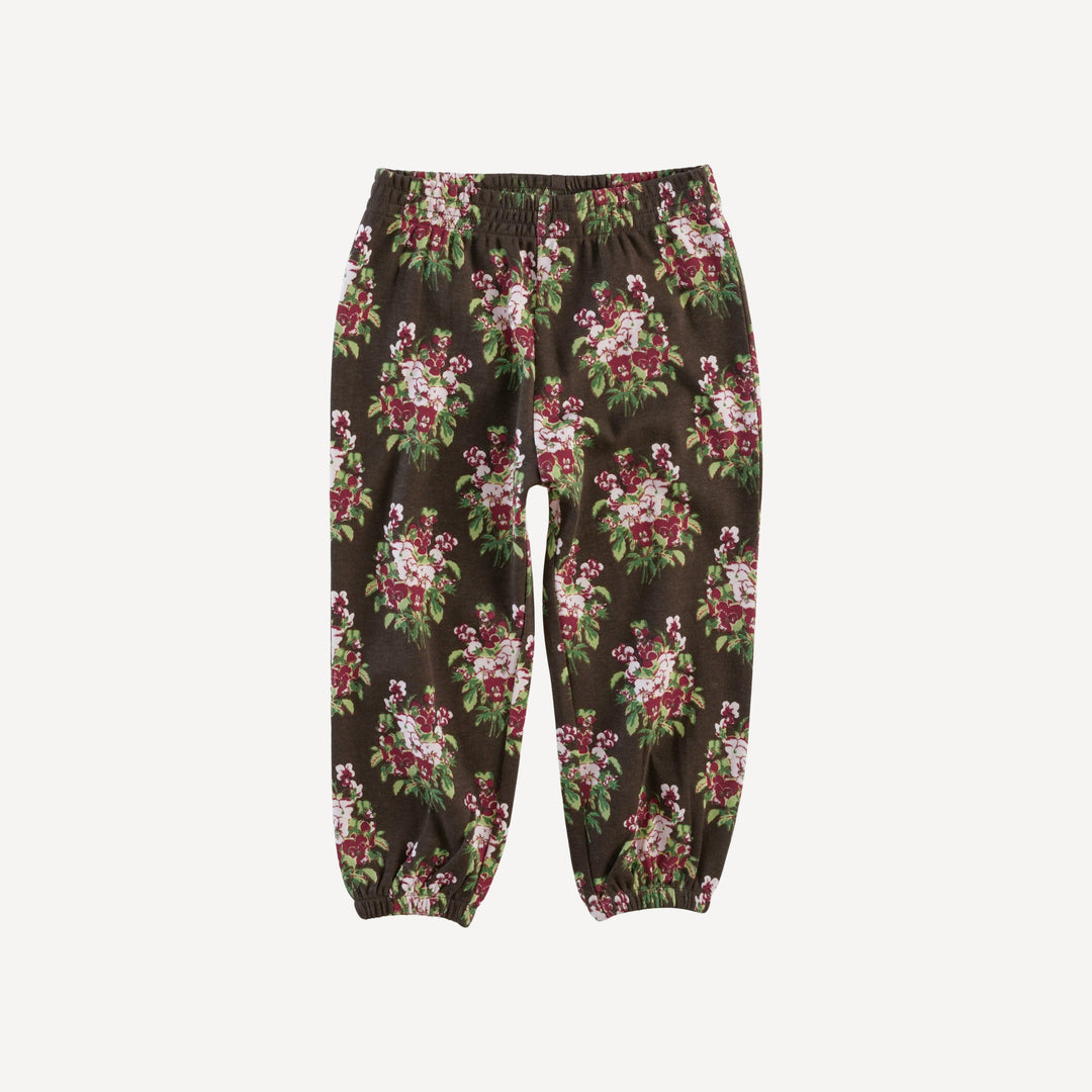 long sleeve hooded relaxed jogger set | pink pansey | organic cotton interlock