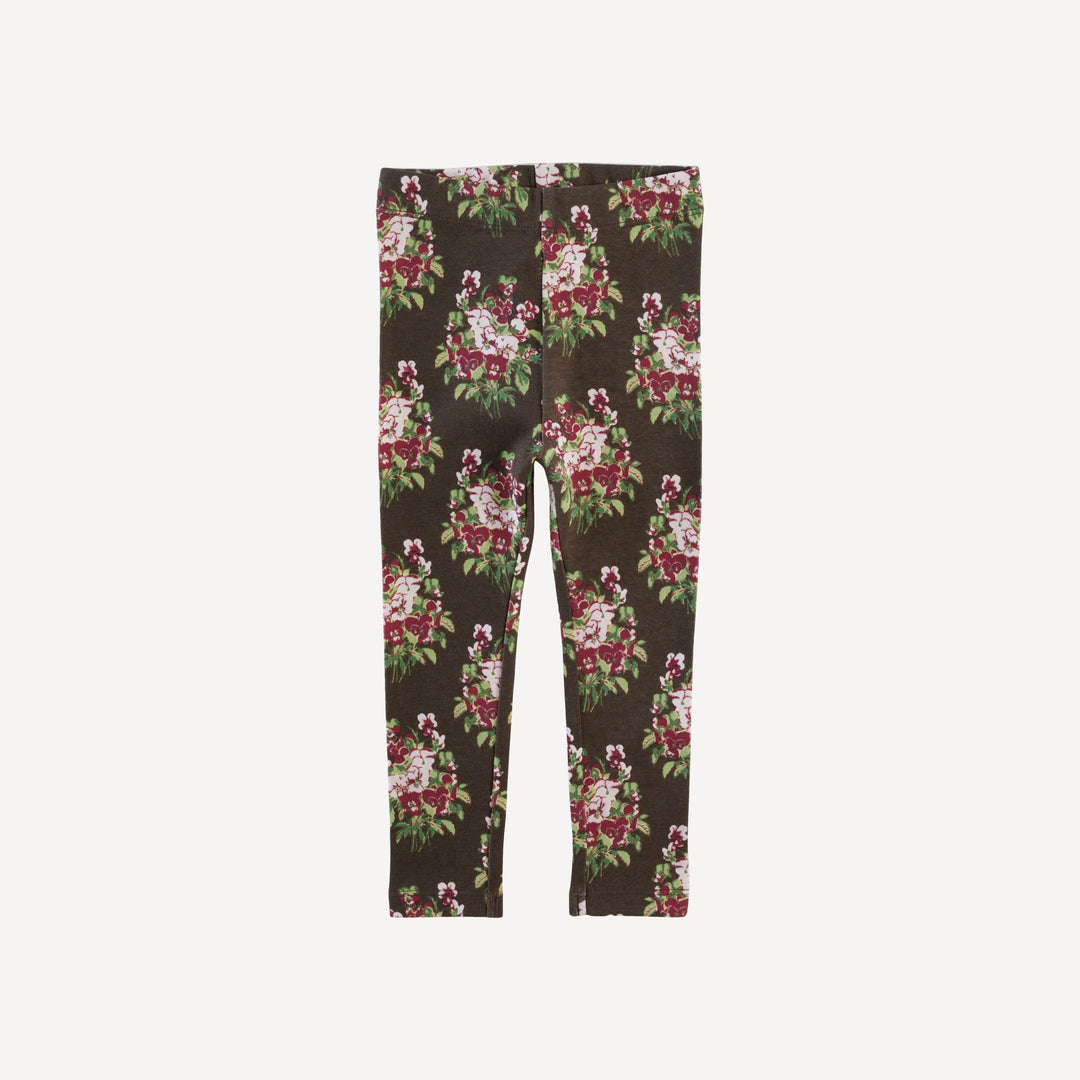 classic skinny legging | pink pansey | organic cotton interlock