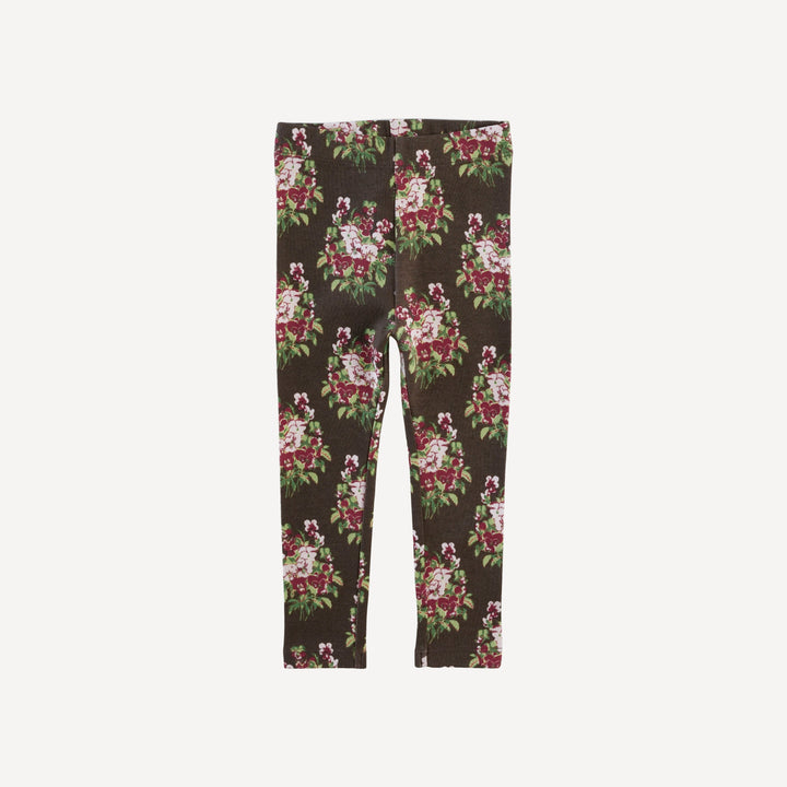 classic skinny legging | pink pansey | organic cotton interlock