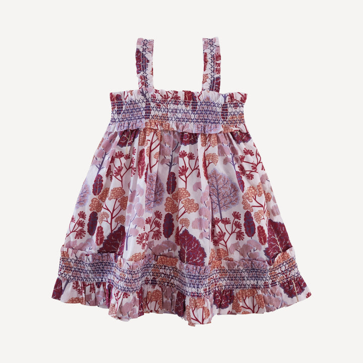 winnie babydoll dress | pink pooh woods | organic cotton woven