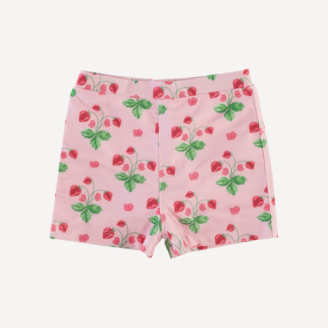 swim short | pink strawberry | swim
