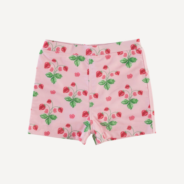 swim short | pink strawberry | swim
