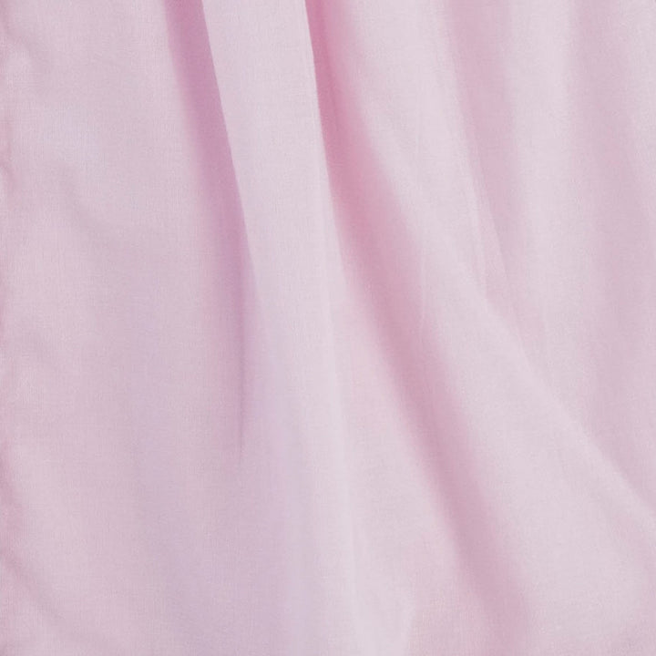 sleeveless peter pan button ruffle top | pink | organic cotton woven