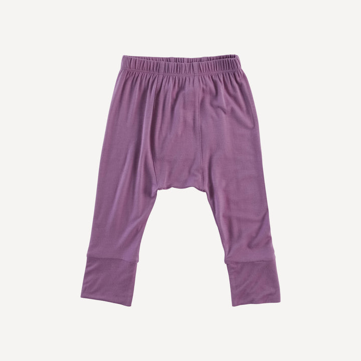 classic panda pant | plum wine | bamboo