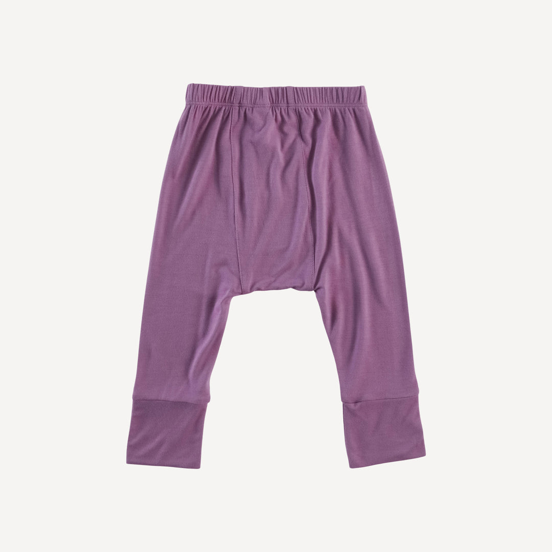 classic panda pant | plum wine | bamboo