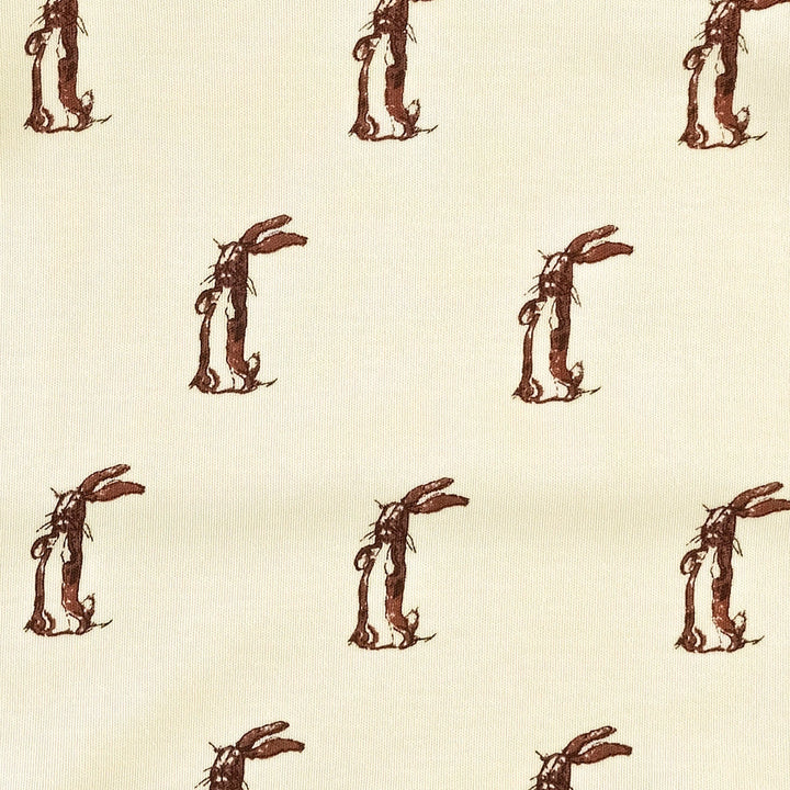 short sleeve essential boxy tee | plush rabbit | organic cotton interlock