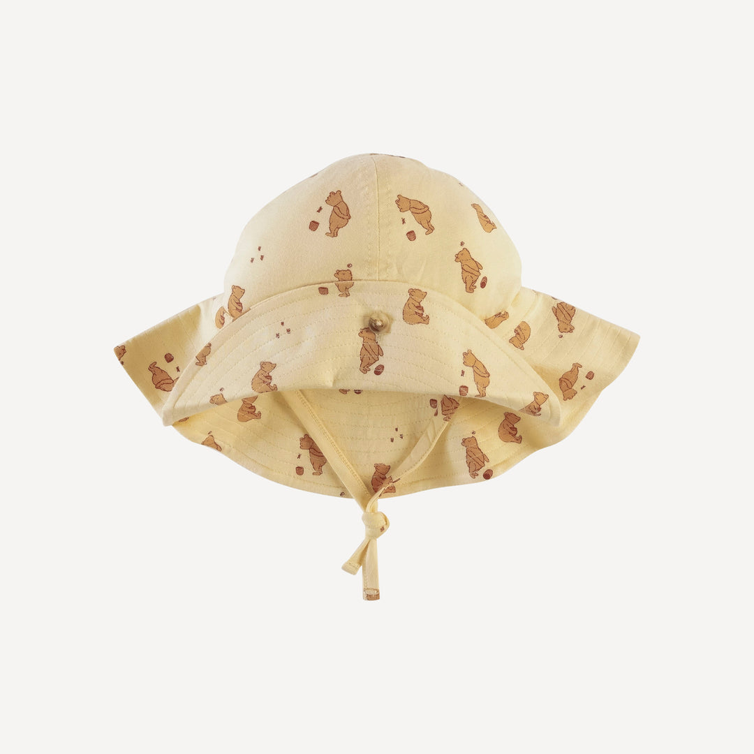 button sun hat | pooh | bamboo