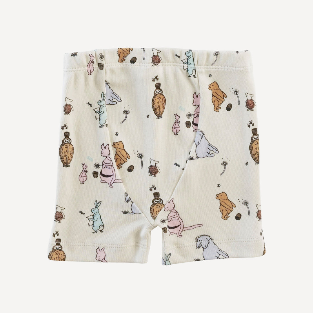 short sleeve crew neck shortie pj set | pooh & friends | organic cotton interlock