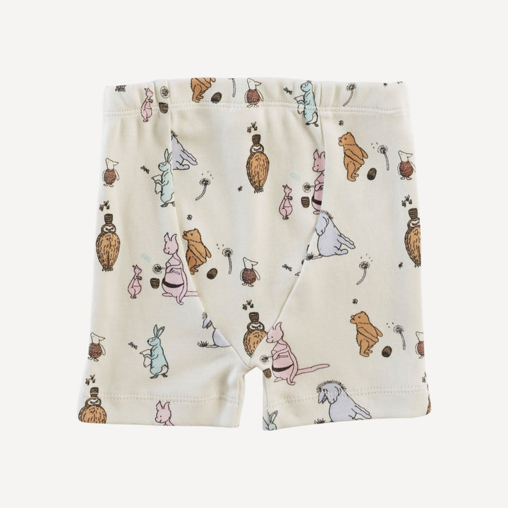 short sleeve crew neck shortie pj set | pooh & friends | organic cotton interlock