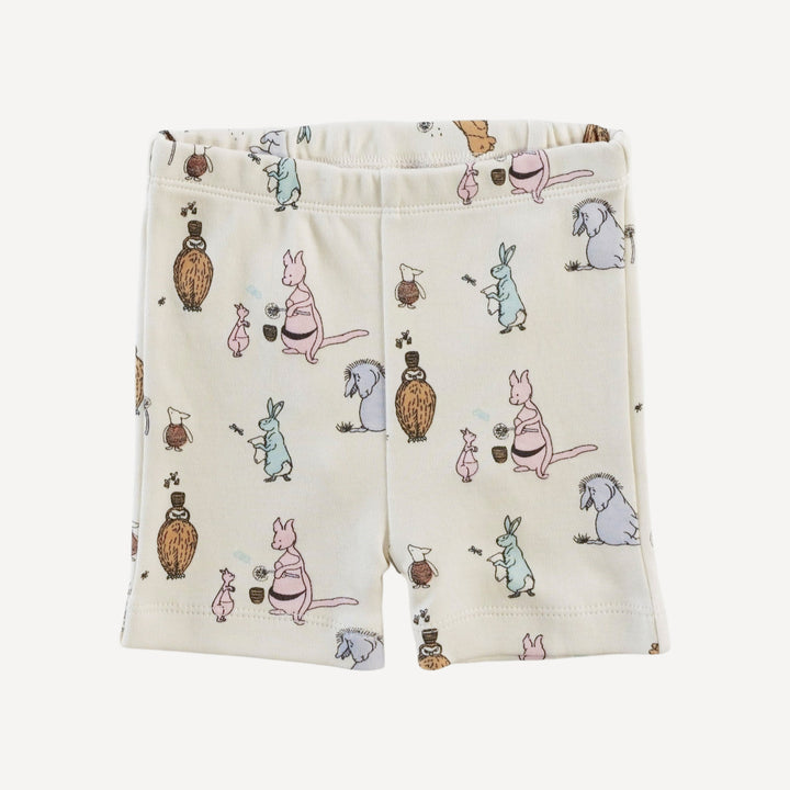 short sleeve crew neck shortie pj set | pooh & friends | organic cotton interlock