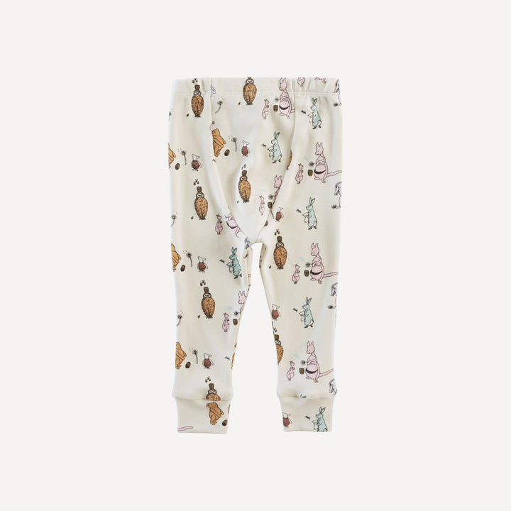 long sleeve crew neck pj set | pooh & friends | organic cotton interlock