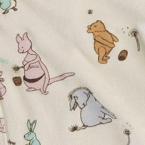 crib sheet | pooh & friends | bamboo