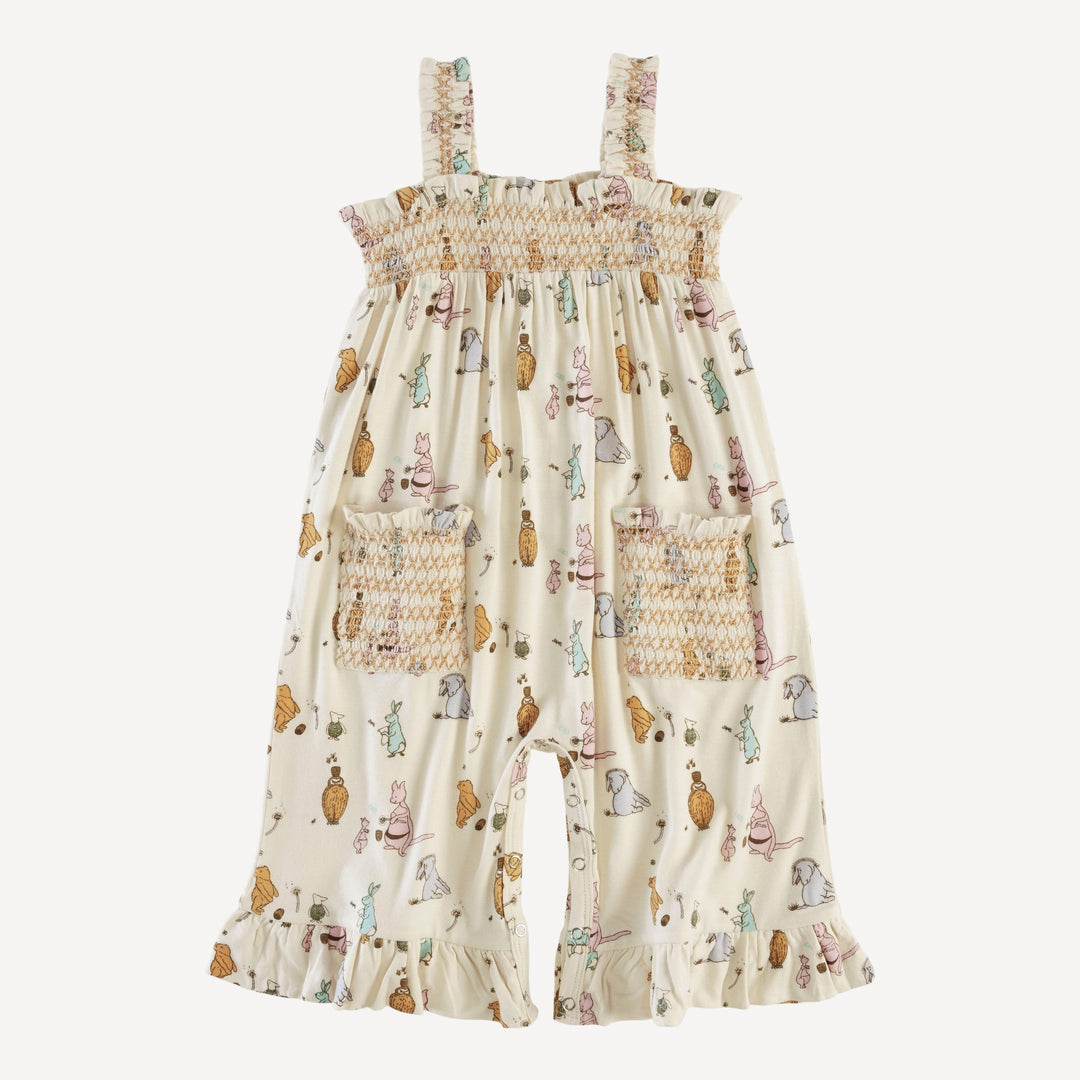 winnie gaucho jumpsuit | pooh & friends | bamboo