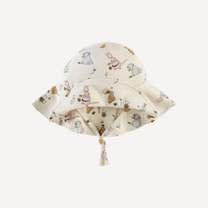 button sun hat | pooh & friends | bamboo