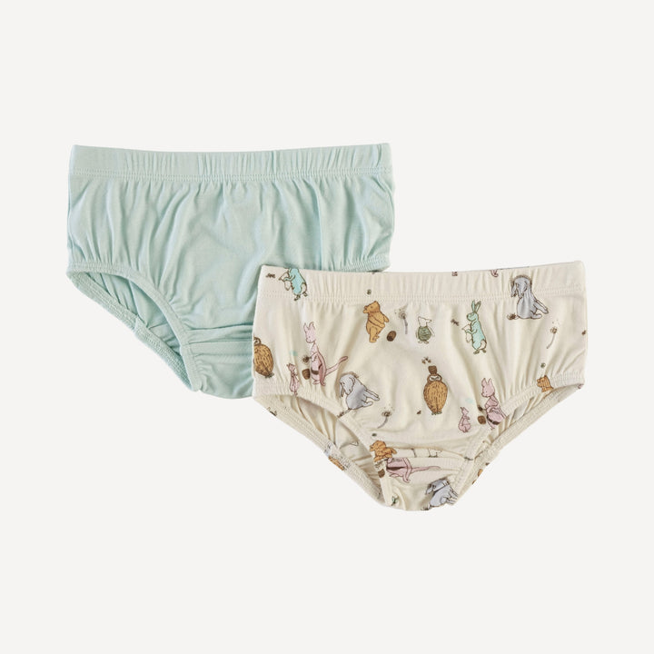 underwear set of two | pooh & friends | bamboo