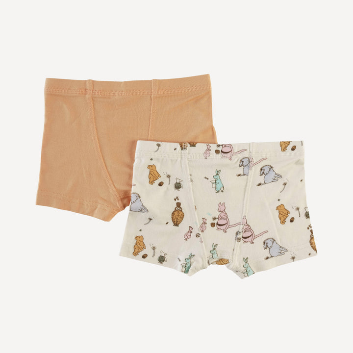 boxer set of 2 | pooh & friends | bamboo