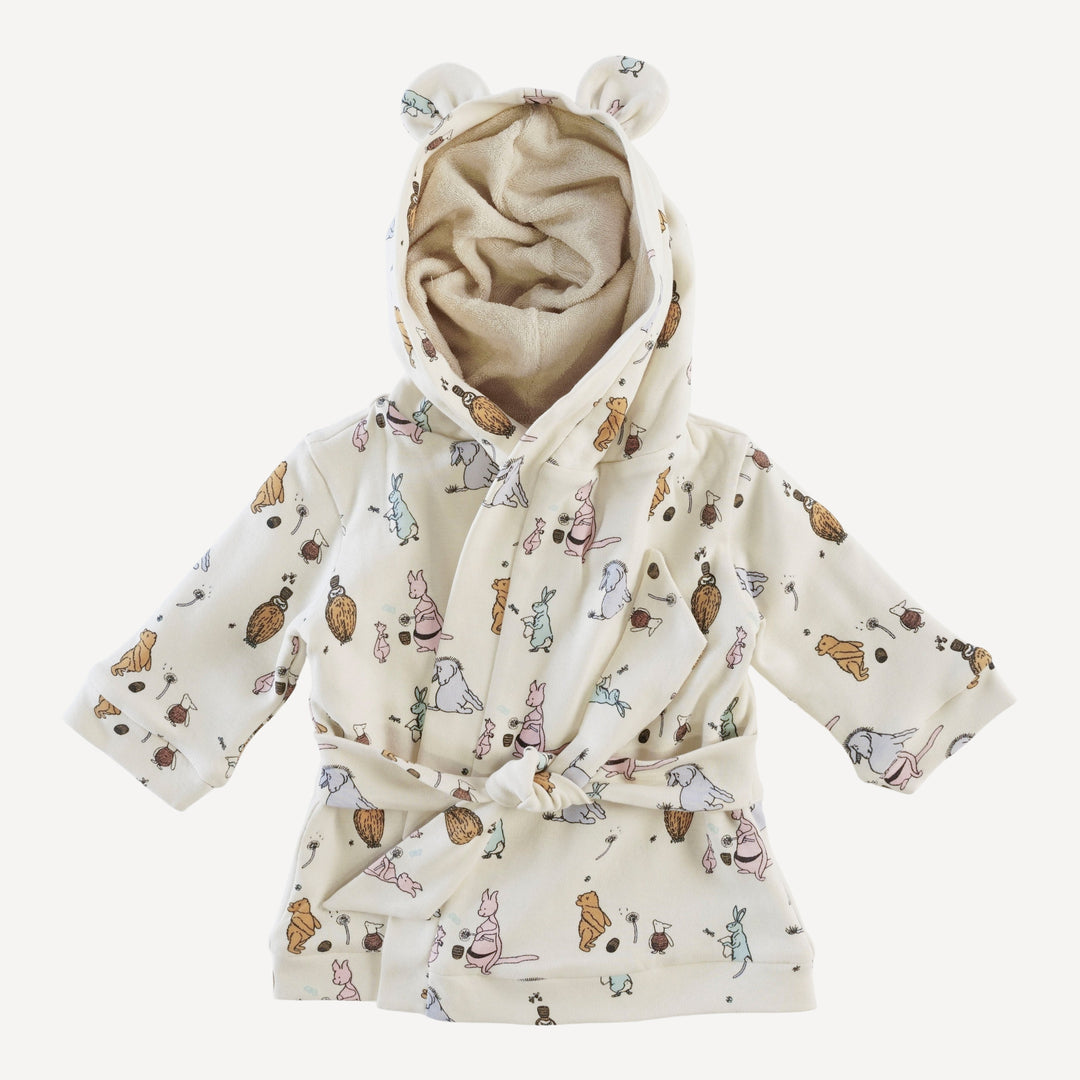 bear bath robe | pooh & friends | organic cotton interlock