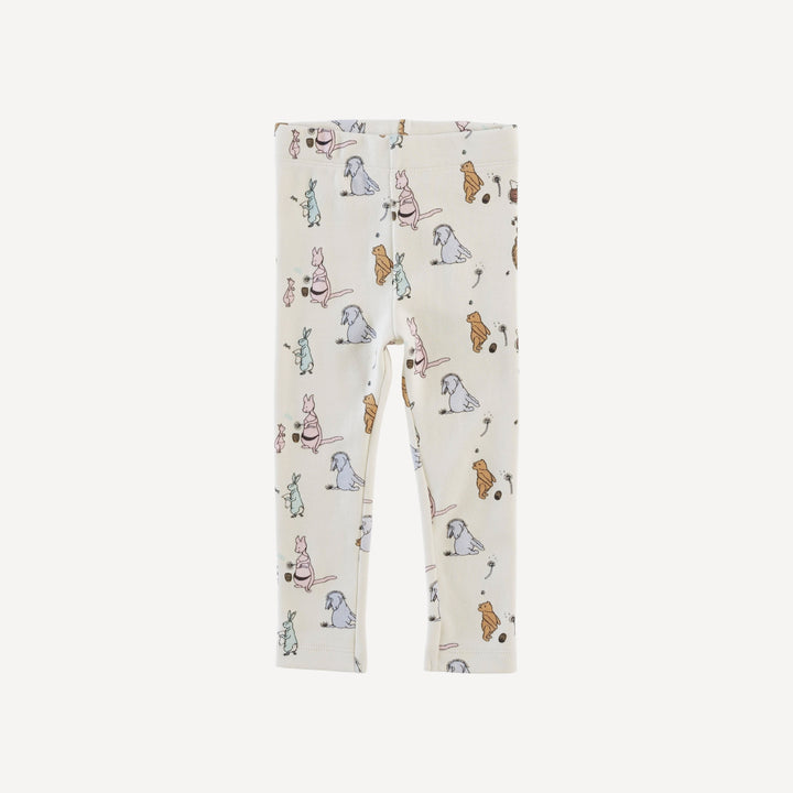 classic skinny legging | pooh & friends | organic cotton interlock